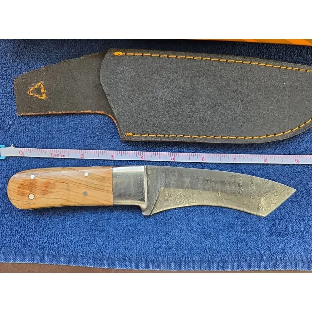 M DAMASCUS hunting bowie